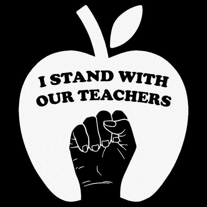I Stand With Our Teachers & Stand Against Book Banning! Drawstring Bag