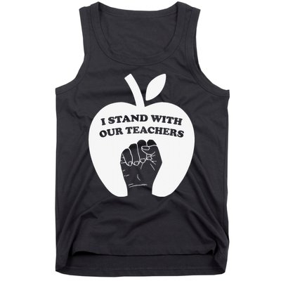 I Stand With Our Teachers & Stand Against Book Banning! Tank Top
