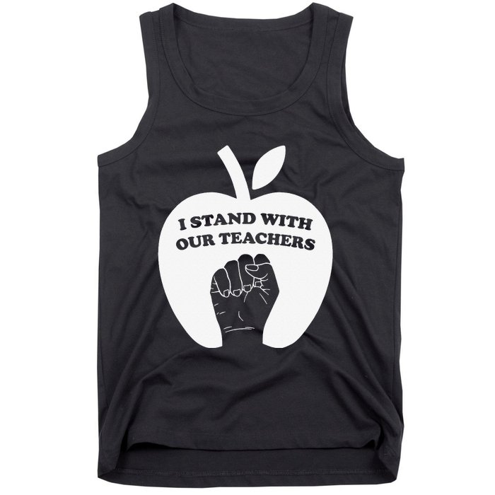 I Stand With Our Teachers & Stand Against Book Banning! Tank Top