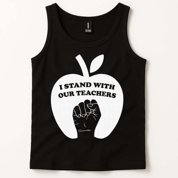 I Stand With Our Teachers & Stand Against Book Banning! Tank Top