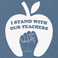 I Stand With Our Teachers & Stand Against Book Banning! Garment-Dyed Sweatshirt