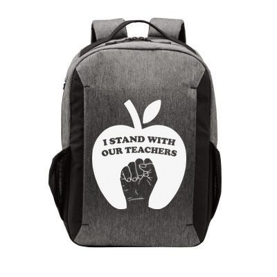 I Stand With Our Teachers & Stand Against Book Banning! Vector Backpack