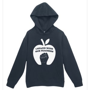 I Stand With Our Teachers & Stand Against Book Banning! Urban Pullover Hoodie