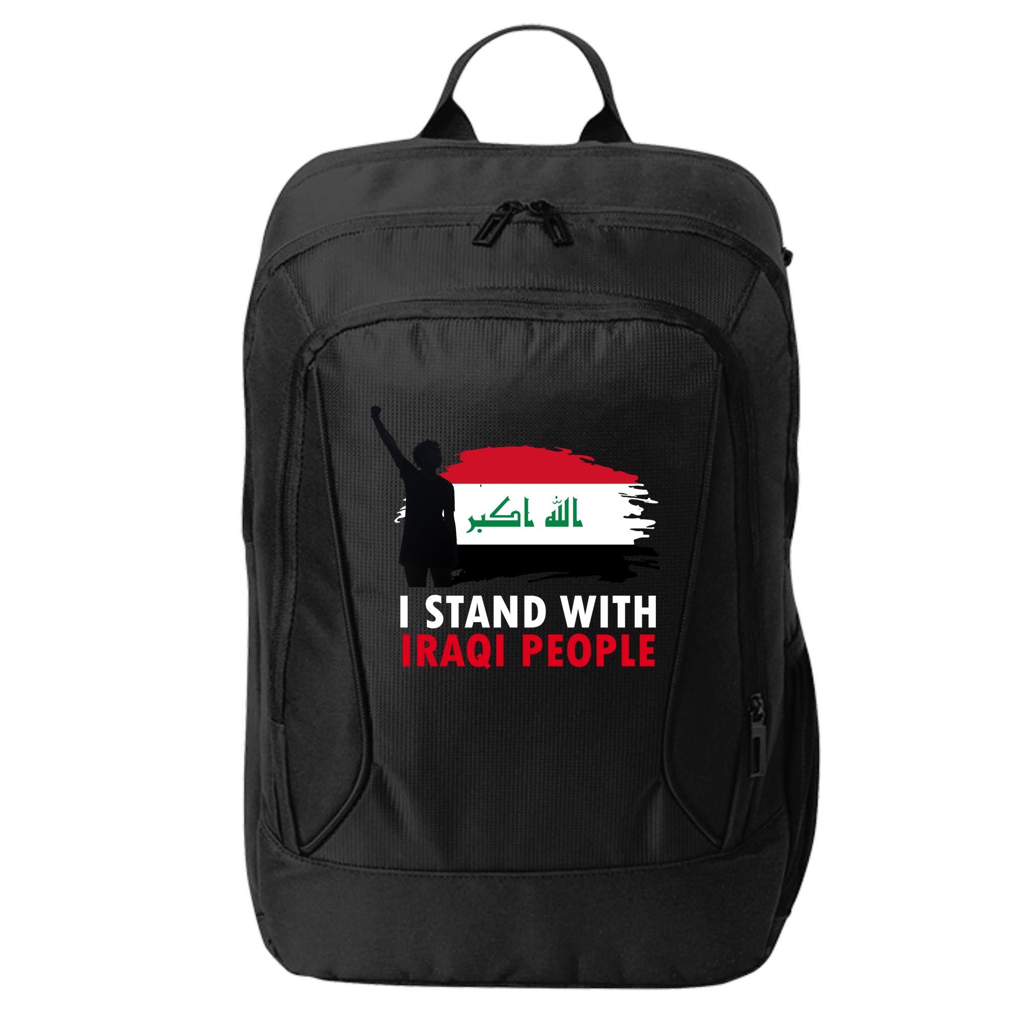 I Stand With Iraqi People Support Iraq City Backpack
