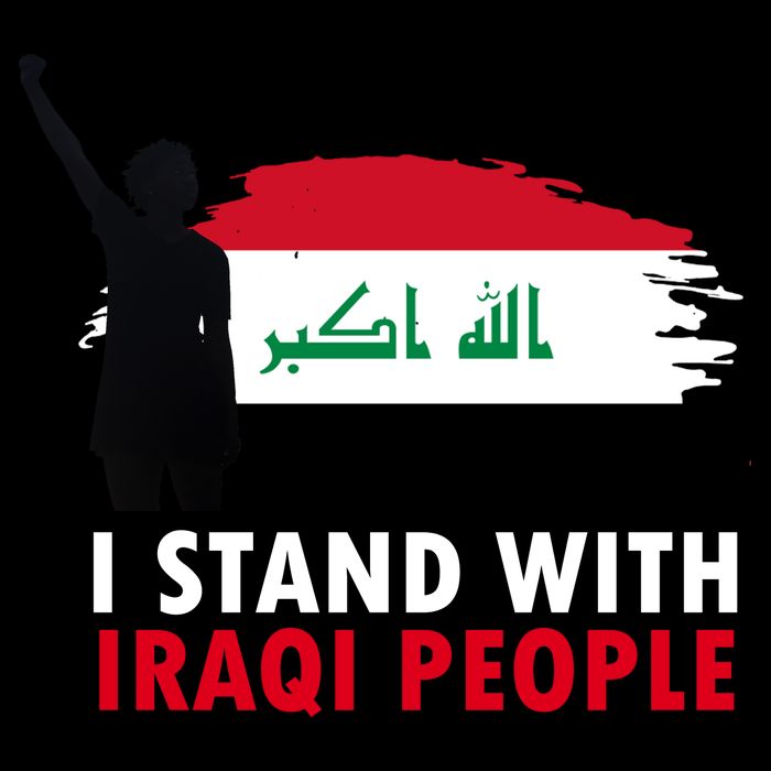 I Stand With Iraqi People Support Iraq City Backpack
