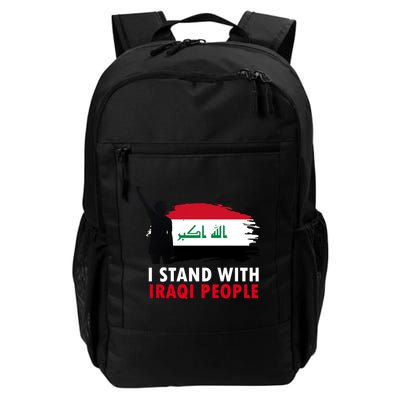 I Stand With Iraqi People Support Iraq Backpack
