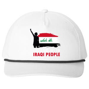 I Stand With Iraqi People Support Iraq Snapback Five-Panel Rope Hat