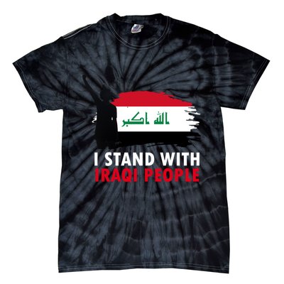 I Stand With Iraqi People Support Iraq Tie-Dye T-Shirt