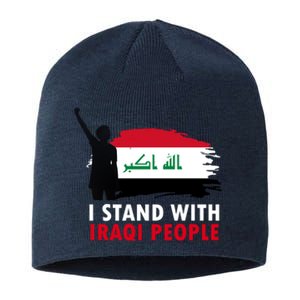 I Stand With Iraqi People Support Iraq Sustainable Beanie