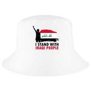 I Stand With Iraqi People Support Iraq Cool Comfort Performance Bucket Hat