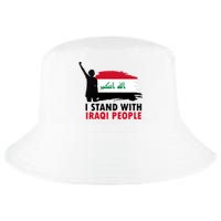 I Stand With Iraqi People Support Iraq Cool Comfort Performance Bucket Hat