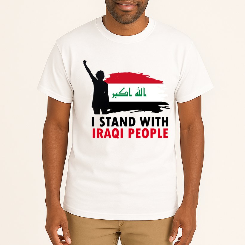 I Stand With Iraqi People Support Iraq Tall T-Shirt