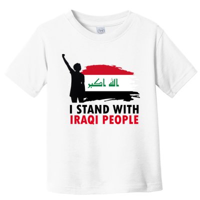 I Stand With Iraqi People Support Iraq Toddler T-Shirt