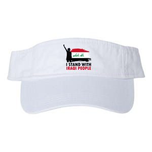 I Stand With Iraqi People Support Iraq Valucap Bio-Washed Visor