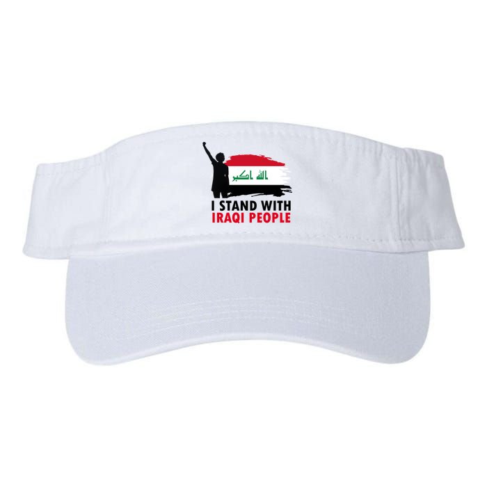 I Stand With Iraqi People Support Iraq Valucap Bio-Washed Visor