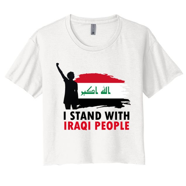 I Stand With Iraqi People Support Iraq Crop Top