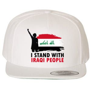 I Stand With Iraqi People Support Iraq Wool Snapback Cap