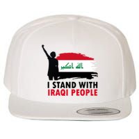 I Stand With Iraqi People Support Iraq Wool Snapback Cap