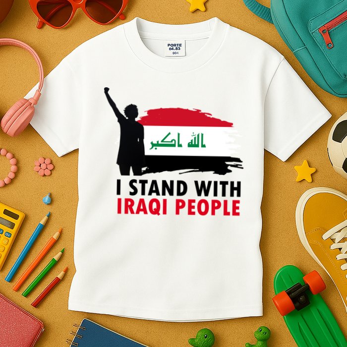 I Stand With Iraqi People Support Iraq Kids T-Shirt