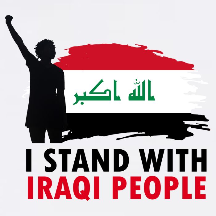I Stand With Iraqi People Support Iraq Kids T-Shirt