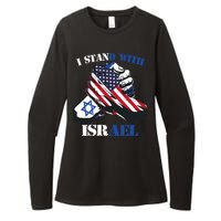 I Stand With Israel Support Israel Love Israeli Brotherhood Womens CVC Long Sleeve Shirt