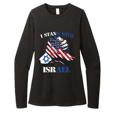 I Stand With Israel Support Israel Love Israeli Brotherhood Womens CVC Long Sleeve Shirt