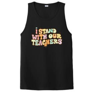 I Stand With Our Teachers PosiCharge Competitor Tank