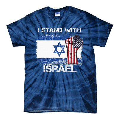 I Stand With Israel Support Israel Love Israeli Brotherhood Tie-Dye T-Shirt