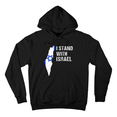 I Stand With Israel Jewish Gifts Heritage Israeli Flag Hoodie