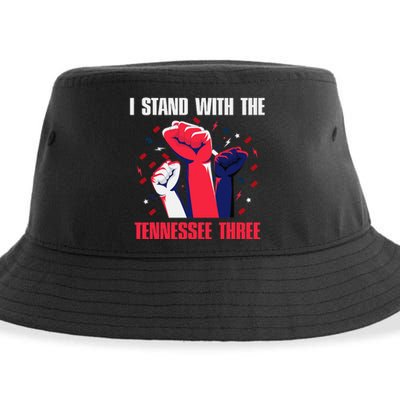 I Stand With the Tennessee Three Tennessee Home State Fan Sustainable Bucket Hat