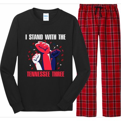 I Stand With the Tennessee Three Tennessee Home State Fan Long Sleeve Pajama Set