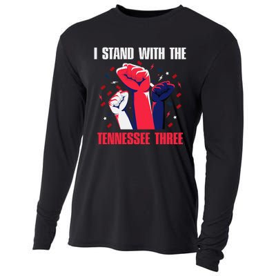 I Stand With the Tennessee Three Tennessee Home State Fan Cooling Performance Long Sleeve Crew