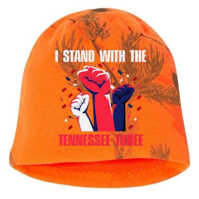 I Stand With the Tennessee Three Tennessee Home State Fan Kati - Camo Knit Beanie