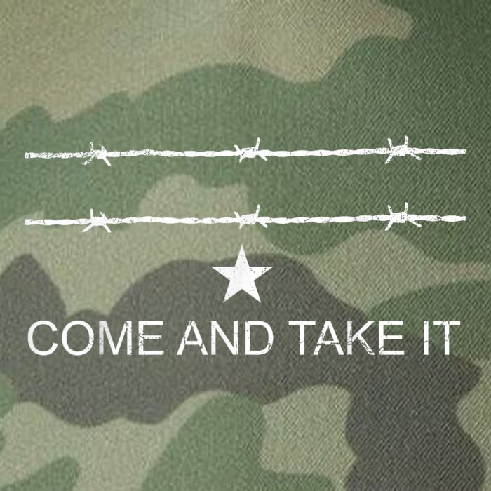 I Stand With Texas Razor Wire Come And Take It Legacy Tie Dye Trucker Hat