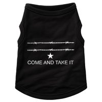I Stand With Texas Razor Wire Come And Take It Doggie Tank