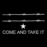 I Stand With Texas Razor Wire Come And Take It Flexfit Unipanel Trucker Cap