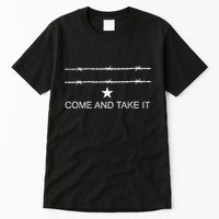 I Stand With Texas Razor Wire Come And Take It Tall T-Shirt