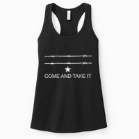I Stand With Texas Razor Wire Come And Take It Womens Tank Top