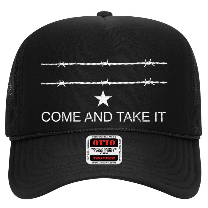 I Stand With Texas Razor Wire Come And Take It Trucker Hat