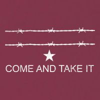 I Stand With Texas Razor Wire Come And Take It 16oz Travel Tumbler