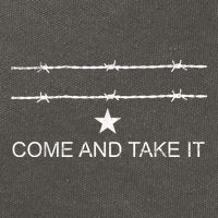 I Stand With Texas Razor Wire Come And Take It Cotton Canvas Backpack