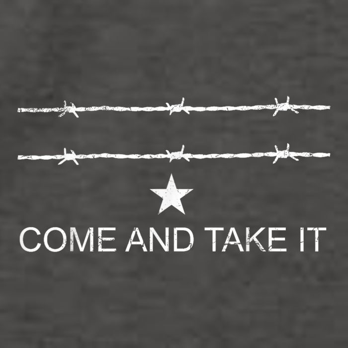 I Stand With Texas Razor Wire Come And Take It Vector Backpack