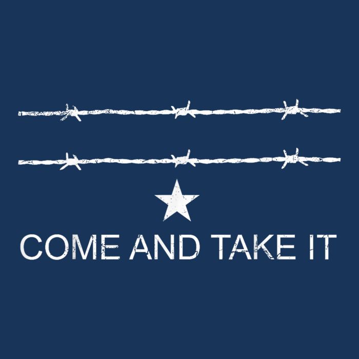 I Stand With Texas Razor Wire Come And Take It Infant Baby Jersey Bodysuit
