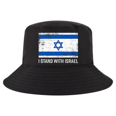 I Stand With Israel  Israeli Flag Jewish Star Of David  Cool Comfort Performance Bucket Hat