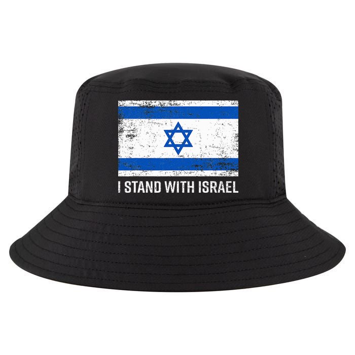 I Stand With Israel  Israeli Flag Jewish Star Of David  Cool Comfort Performance Bucket Hat