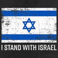 I Stand With Israel  Israeli Flag Jewish Star Of David  Adult Drive Performance Visor