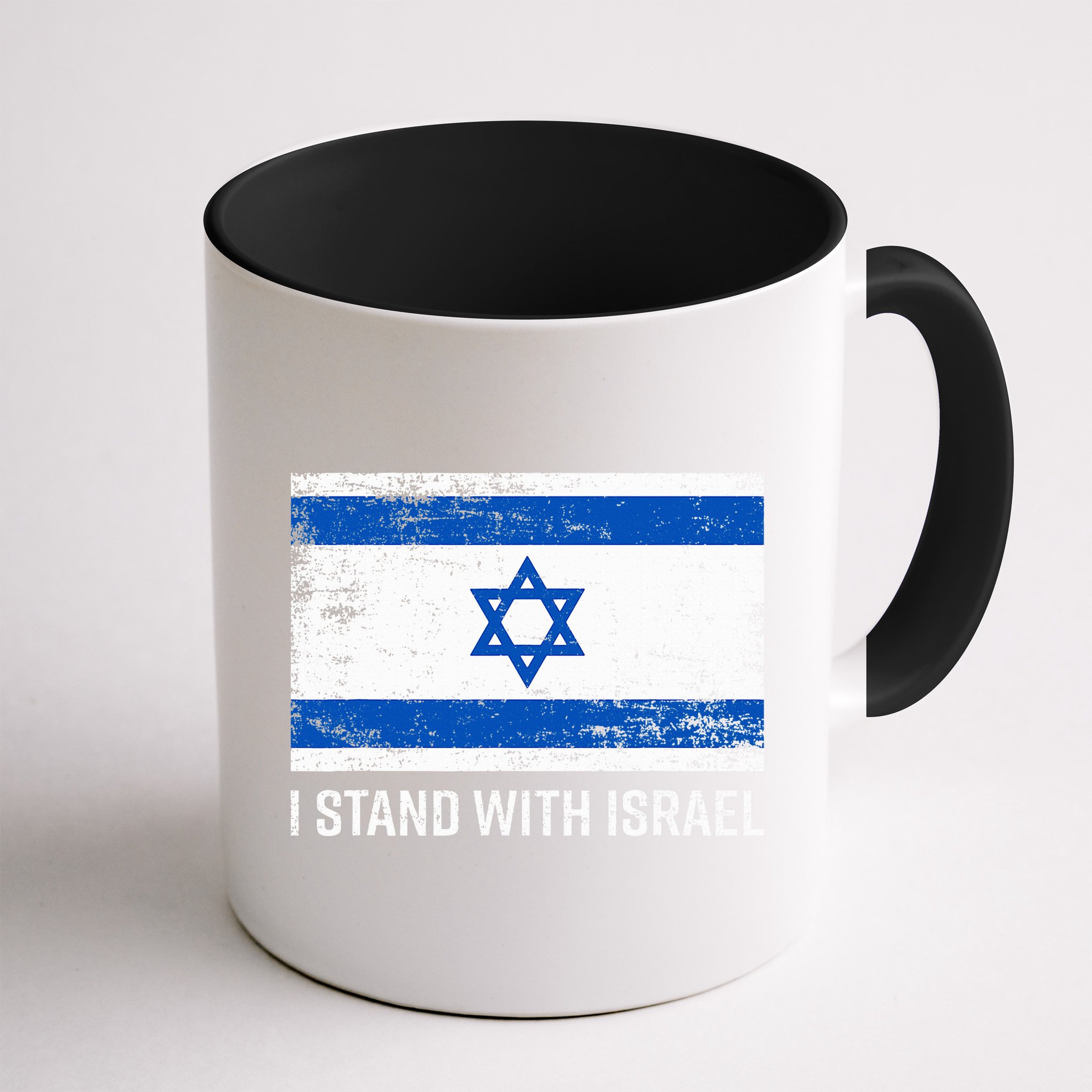 I Stand With Israel  Israeli Flag Jewish Star Of David  Mug