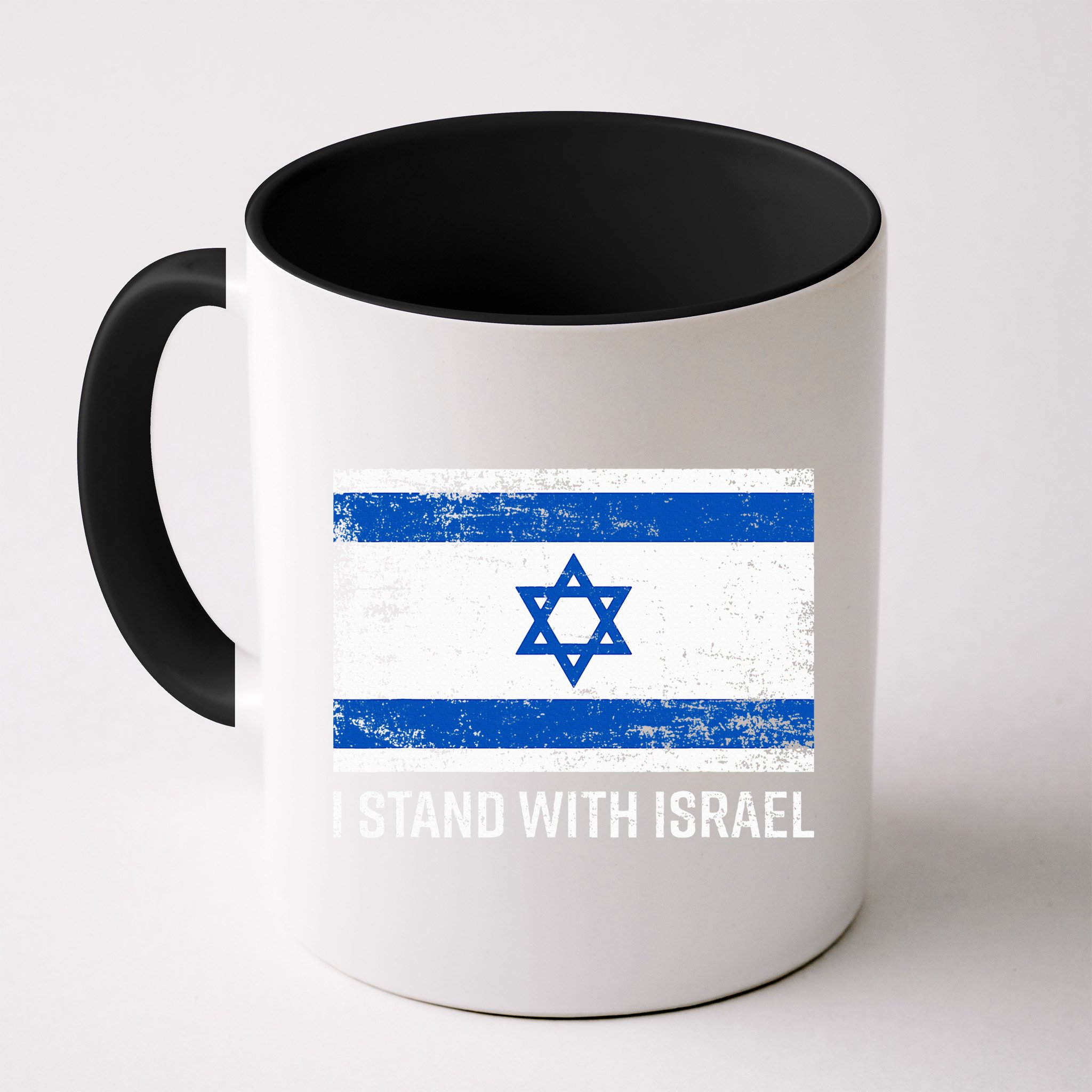 I Stand With Israel  Israeli Flag Jewish Star Of David  Mug