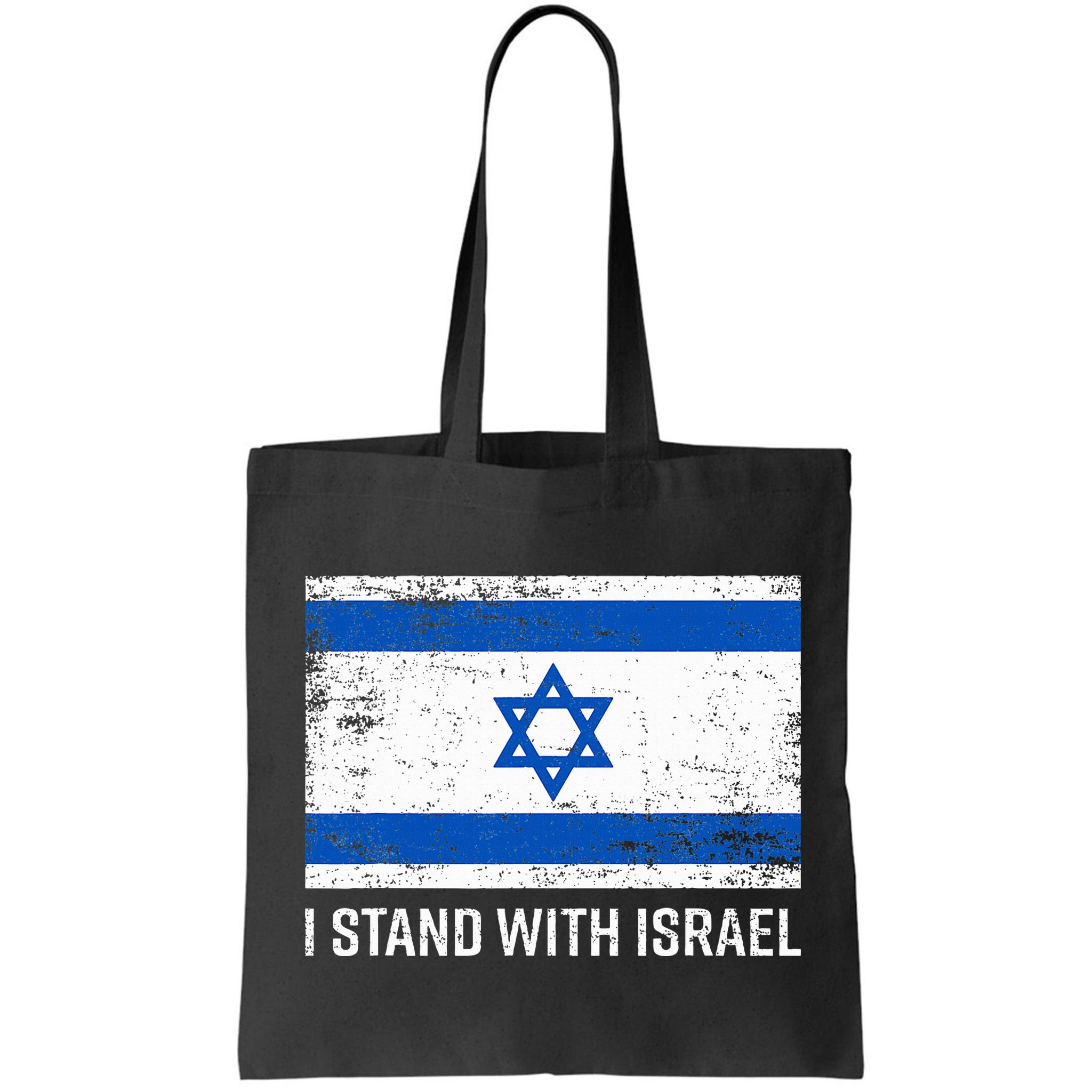 I Stand With Israel  Israeli Flag Jewish Star Of David  Bag