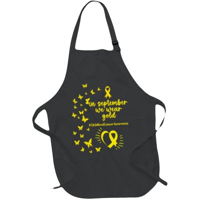 In September We Wear Gold Childhood Cancer Awareness Apron
